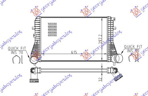 RAD.INTERC.PET-DSL (61,5x40,5x32) F70