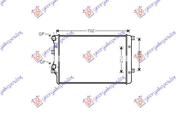 ADDITIONAL RADIATOR PET.-DSL. (62x41x16)