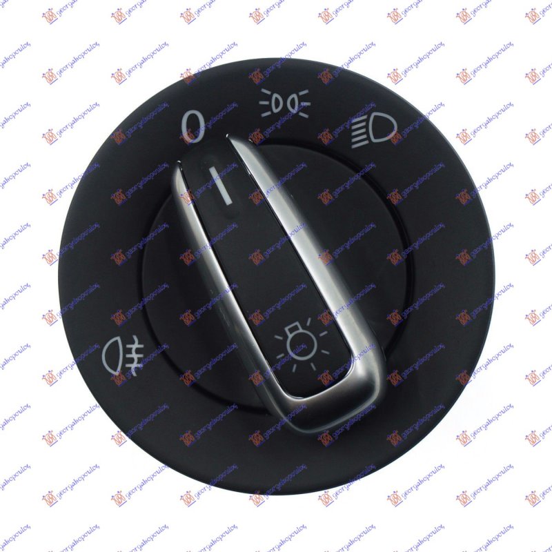 HEAD LAMP SWITCH W/CHROME (10pin)