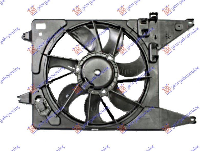 COOLING FAN ASSY (PETR-DSL) T BOSCH TYPE