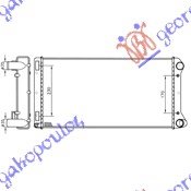 RADIATOR 130 1,8i-16V-1,9D-JTD (58x30,6)