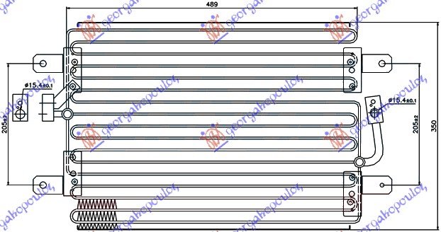 CONDENSER 1,6 PETROL (48x35x25)
