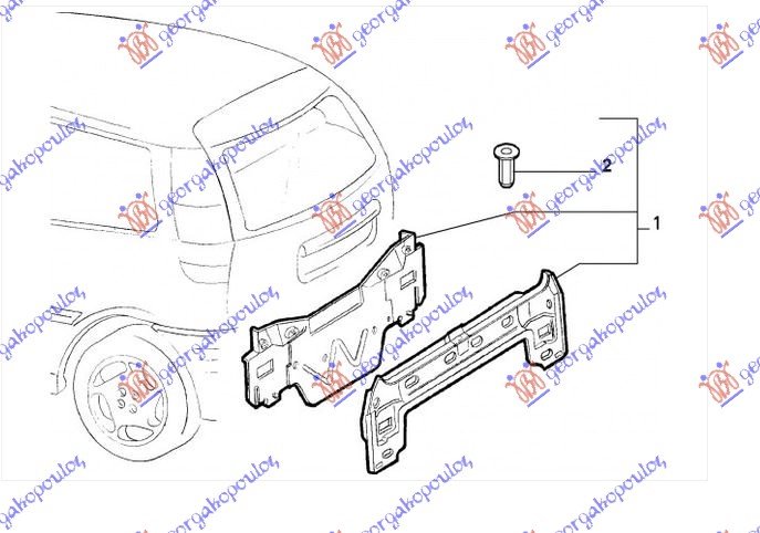 REAR PANEL 3D/5D