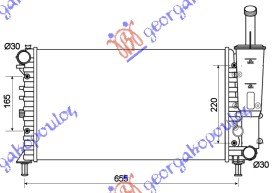 FTOHES 1.2 8V-16V 03-(58x31.7x18)TIP VALEO