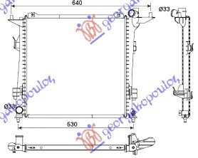 RADIATOR  2,0 CRDi (45x45,5x14)