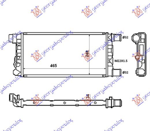 RAD.900CC A/C (45x24)