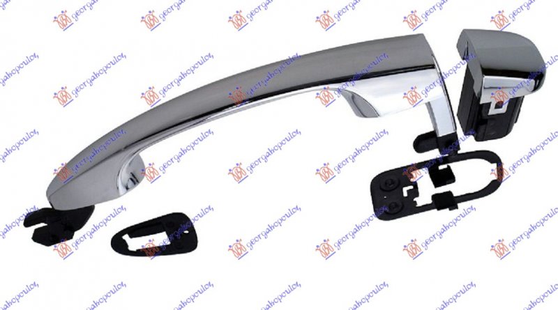 DOOR HANDLE FRONT OUTER (RR RHLT) CHRO