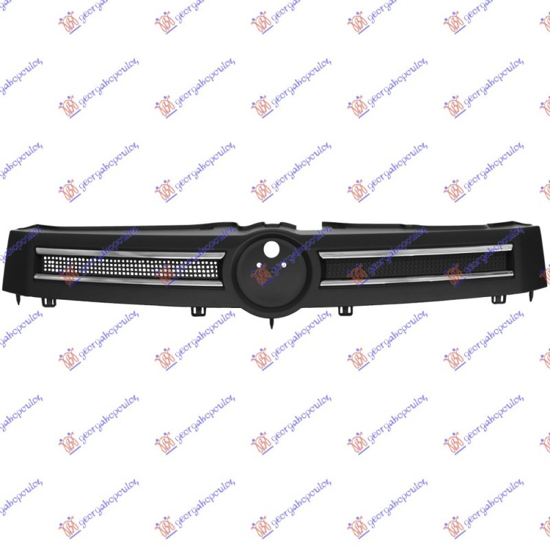 GRILLE W/CHROME MOULD. 09-