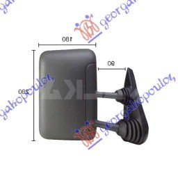 DOOR MIRROR MANUAL SHORT ARM