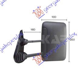 DOOR MIRROR MANUAL LONG ARM