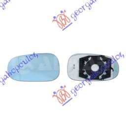 DOOR MIRROR GLASS BLUE HEATED