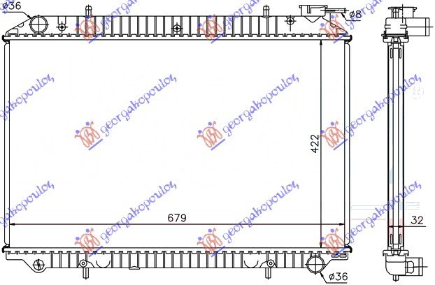 RAD 1,6i 16V-2,0 D(42,3x68,5)