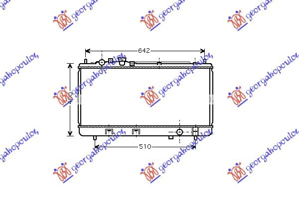 RADIATOR1.3i16V 00-03 +A/C (32,8x68,9)