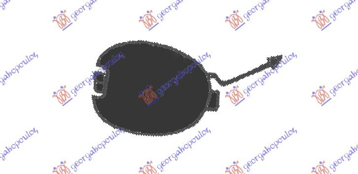 TOW HOOK COVER FRONT