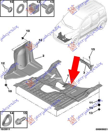 ZASTITA MOTORA PLASTIC