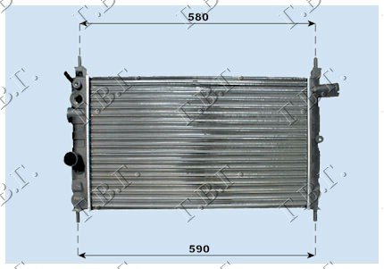 HLADNJAK MOTORA 1.4CC (52.5x32)