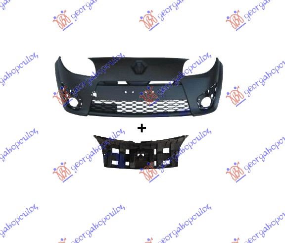 FRONT BUMPER PRIMED DYNAMIC/SPORT