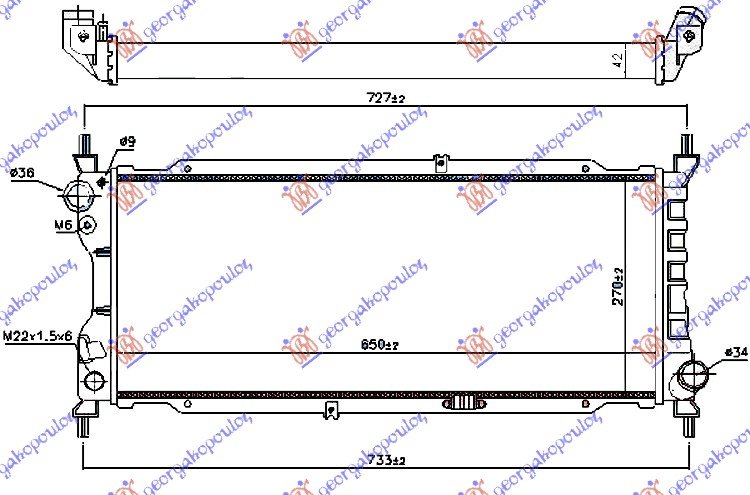 RADIAT. 1.7 DIESEL (65x27)