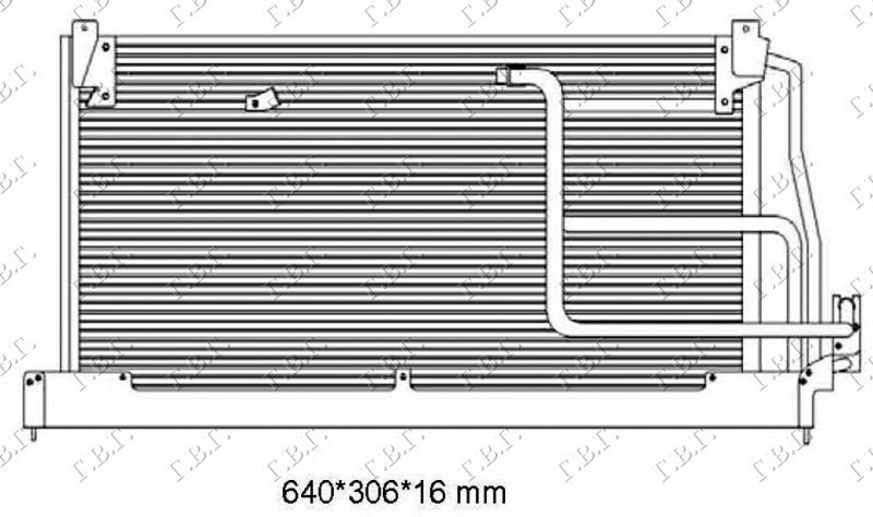 CONDENSER ALL MODEL (61x25x2.0)