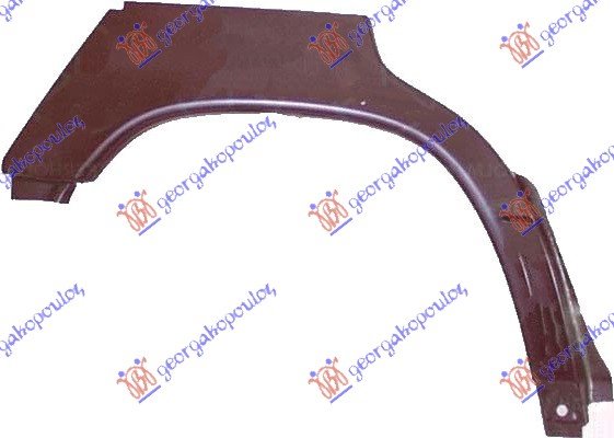 REAR WHEEL ARCHE 4 DOORS