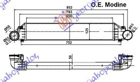 RADIATOR INT.PETROL-DIESEL.(65x132x55)