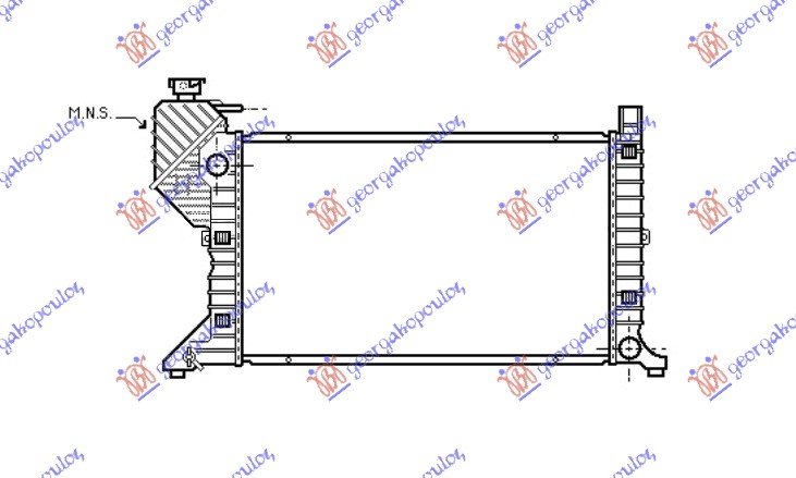 RADIATOR -00+A/C (68x40)