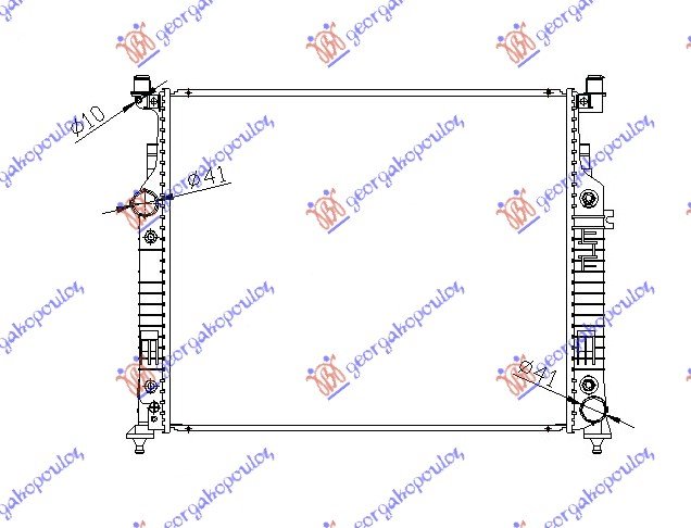 RADIATOR (ALL MOD)M/A +/-A/C (63.553)