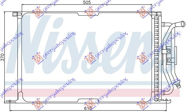 CONDENSER PETROL-DIESEL (51.8x36.2)