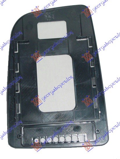 DOOR MIRROR GLASS (UPPER)(SQUARE BASE)