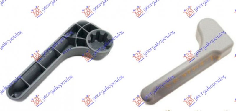 DOOR HANDLE REAR INNER