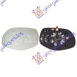 DOOR MIRROR GLASS HEATED 07-