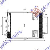 CONDENSER 2,4-3,5i 16V-2,5CRDi (59x41)