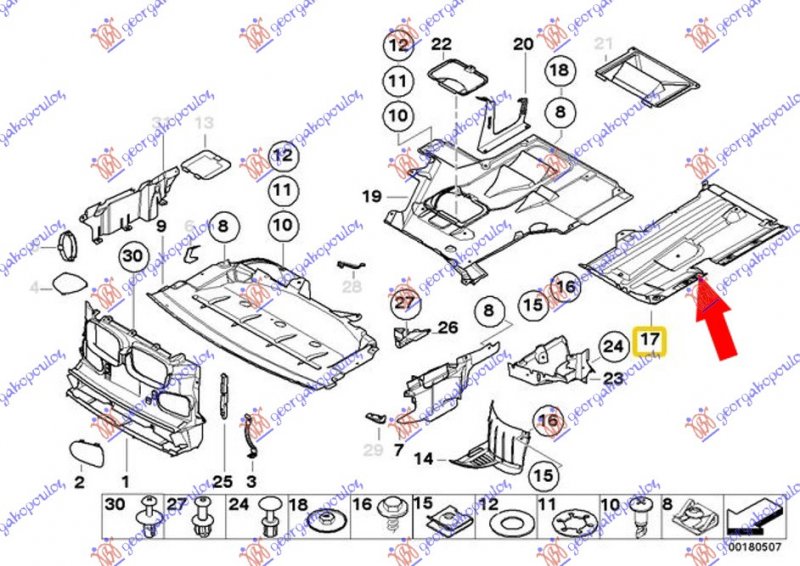 ENGINE PLATE PLAST.