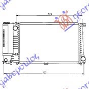 RADIATOR 2.0/2.5 PET.6CYL.(52x33x32)