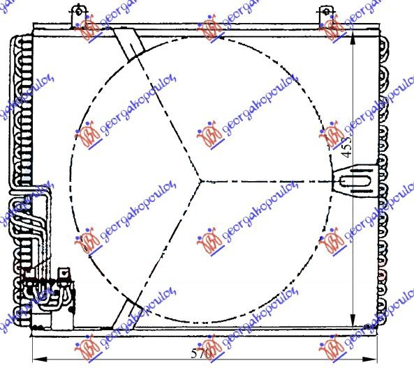 CONDENSER PETR- DSL (57x45.3x3,0)