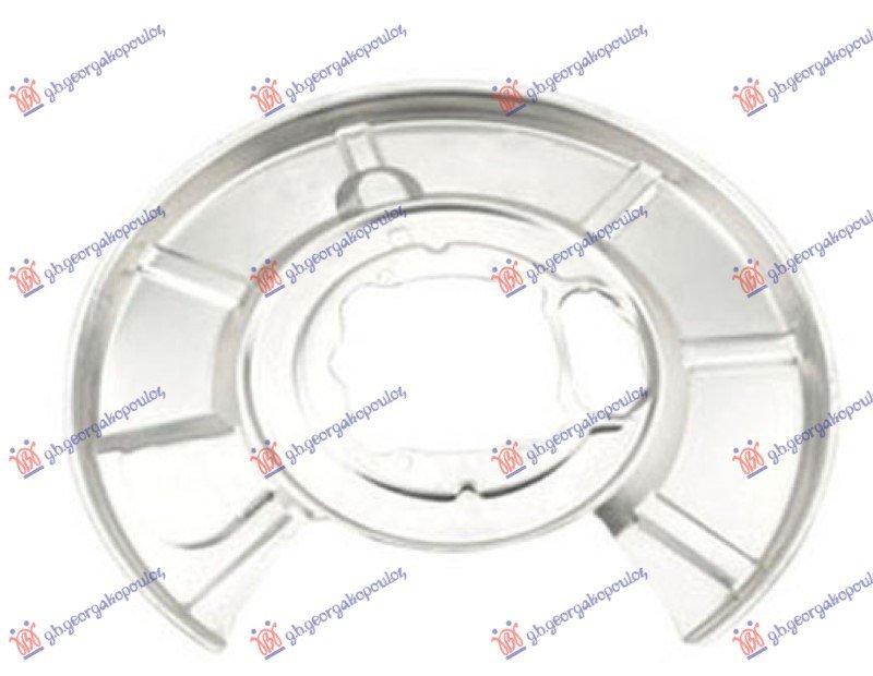 ZASTITA ZADNJEG KOCIONOG DISKA (PRECNIK ZASTITE 370/105mm) (PRECNIK DISKA 320mm) ALUMINIJUM