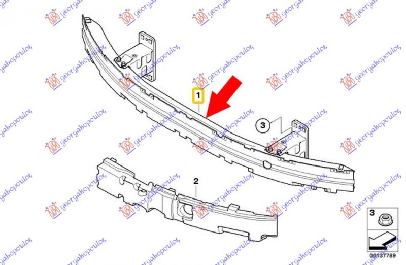 SHINA E PARAKOLPIT/BRANIKUT PARA (M5) ALUMINIJUM