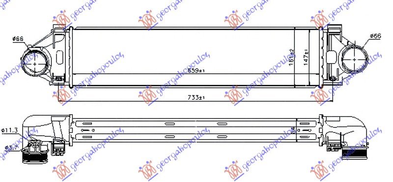 RAD. INTERC. 2.0T/3.0T6 - 2.0D/2.4D5