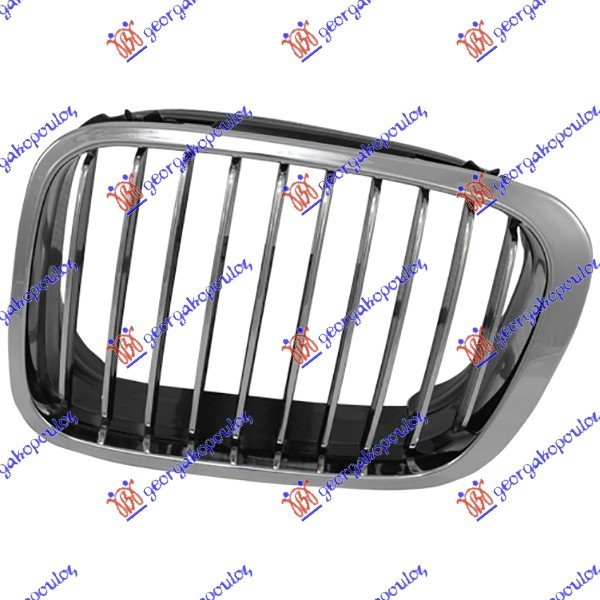 CENTRAL GRILLE (CHROME-CHROME/BLACK)