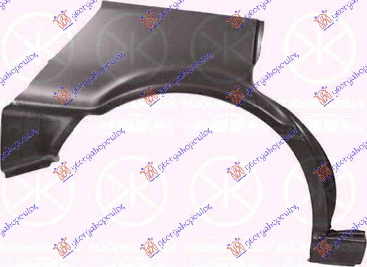 REAR WHEEL ARCHE 4 DOORS