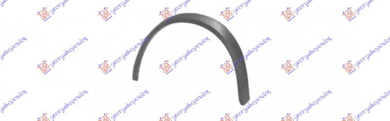 FRONT FENDER PLASTIC RIM