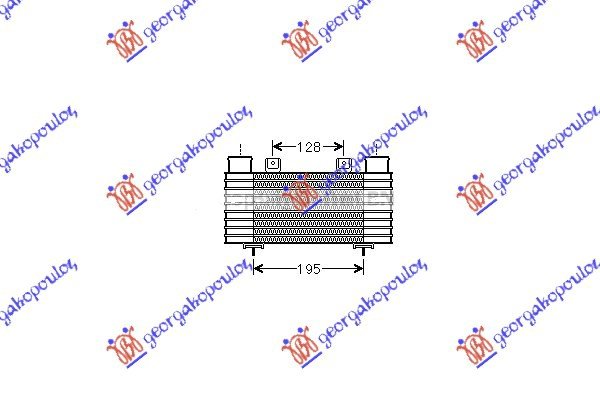 RADIAT INTERCOOLER 2,5-2,9 TD (20x14x64)