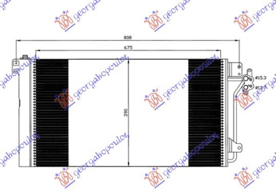 CONDENSER /C  GAS - DSL (68x39x1,6)