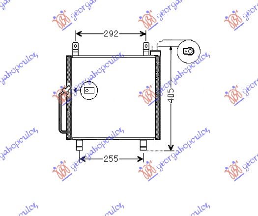 RADIATOR  1.1i16V (33,5x31x1.7)