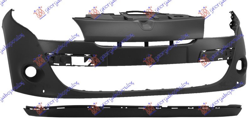 FR.BUMPER PRIMED -12 (W/ PDS) (EUROPE)