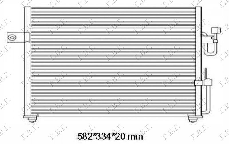 CONDENSER PETROL (50,8x33)