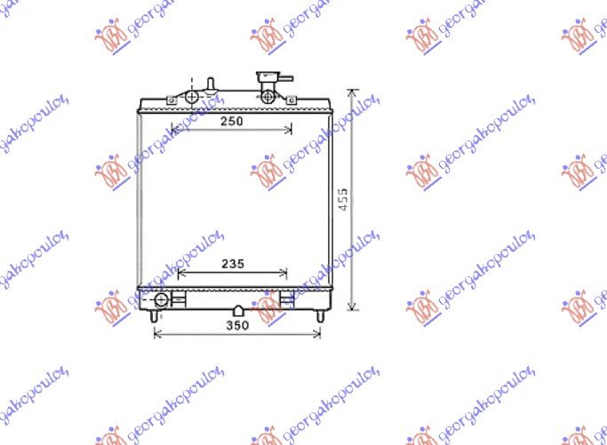 RADIATOR 1,1 CRDi (35,5x39,5)