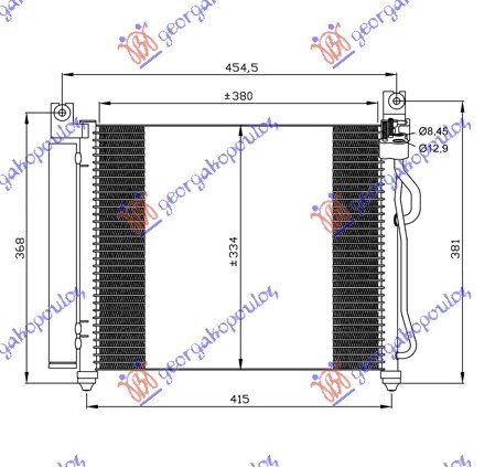 CONDENSER PETR-DIESEL (39x33.5)