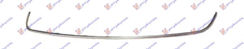 FR BUMBER MOULDING CHROME -98