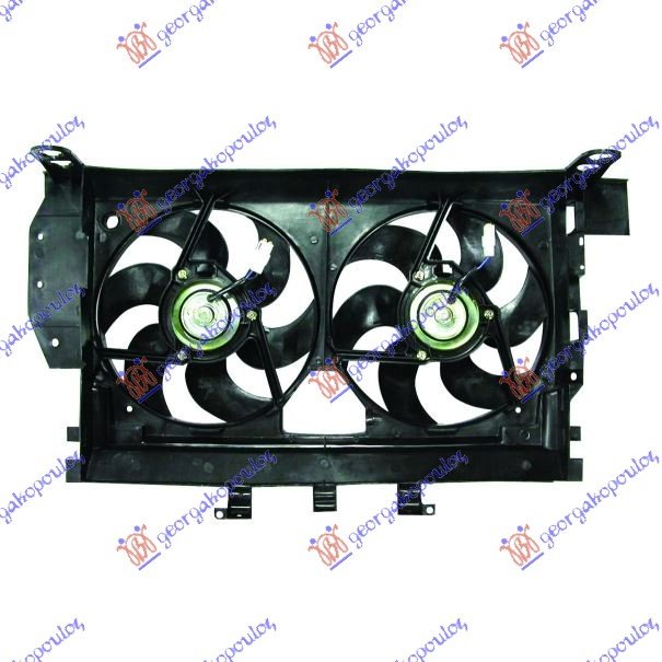 COOLING FAN ASSY DOUBLE +A/C PETR/DIESEL